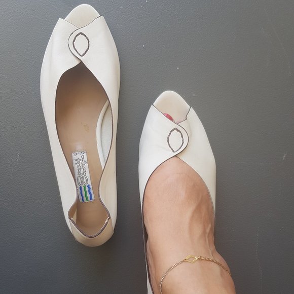 Arnold Churgin white genuine leather shoes - Picture 1 of 2